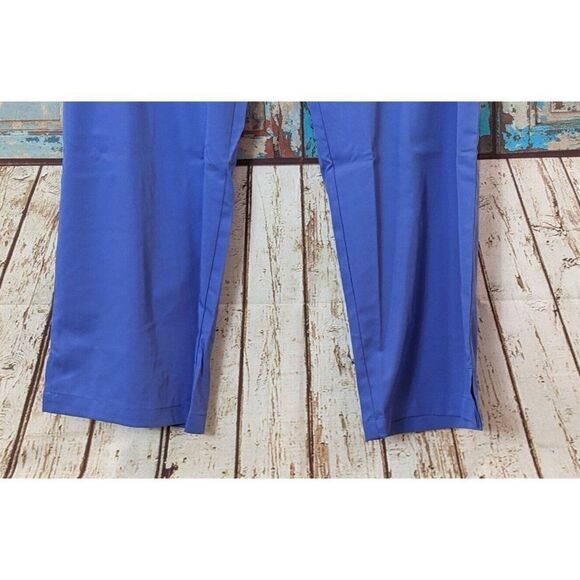 Adar Pro Womens Size 2XL Blue Stretch Tailored Fit Skinny Leg Yoga Scrub Pants - Picture 6 of 11